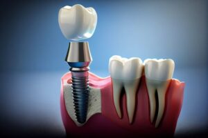 임플란트가 무엇인지 설명하기 위한 이미지